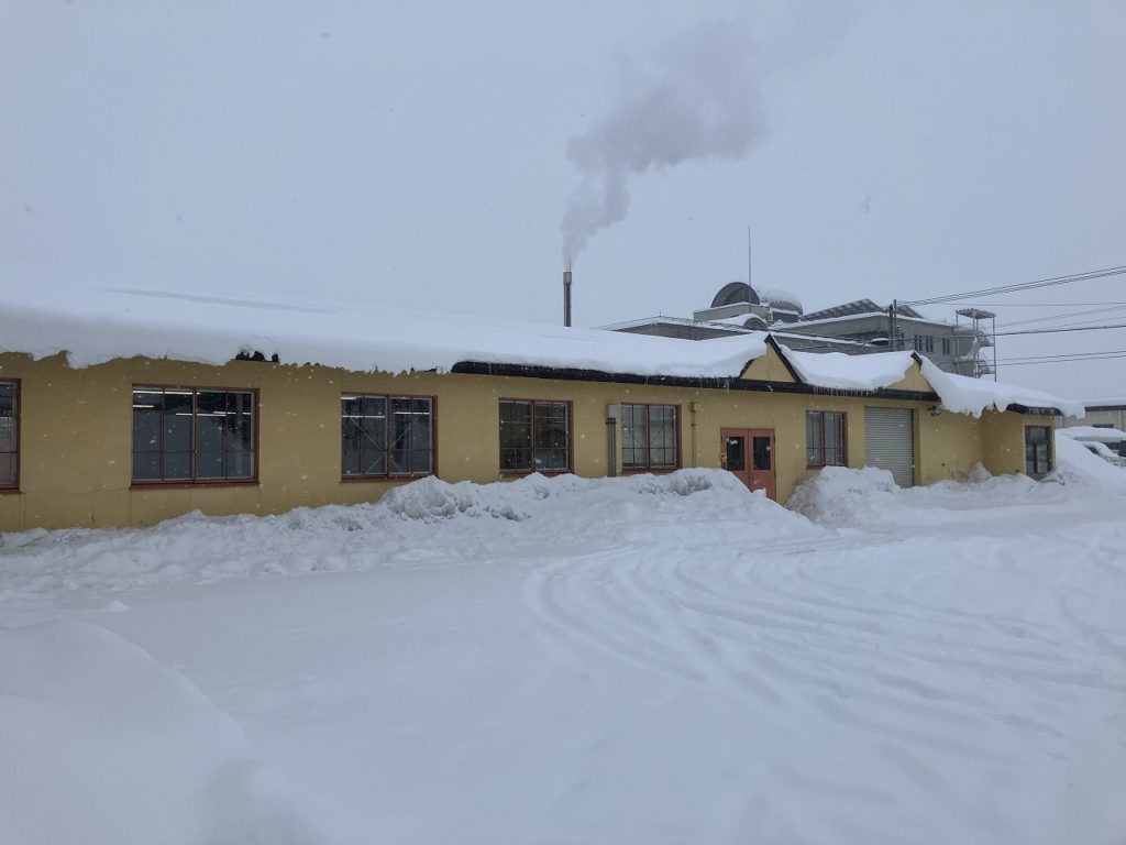 積雪と年賀状